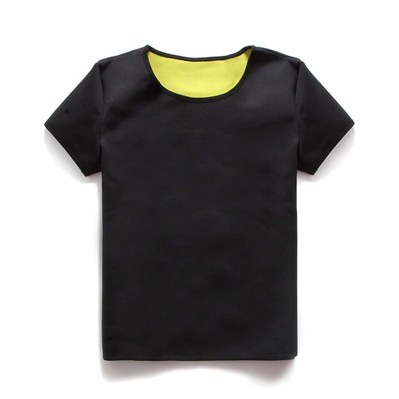 Men  Compression Slimming Shirt Short Sleeve men's Neoprene Clothing Shirt Slim Weight Loss Workout Shirt Corsets