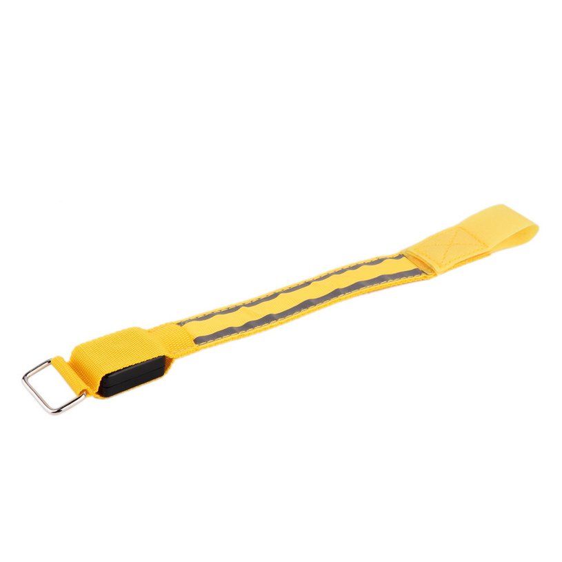 Sports Bike LED Safety Reflective Belt Strap Snap Wrap Arm Band Shine Armband