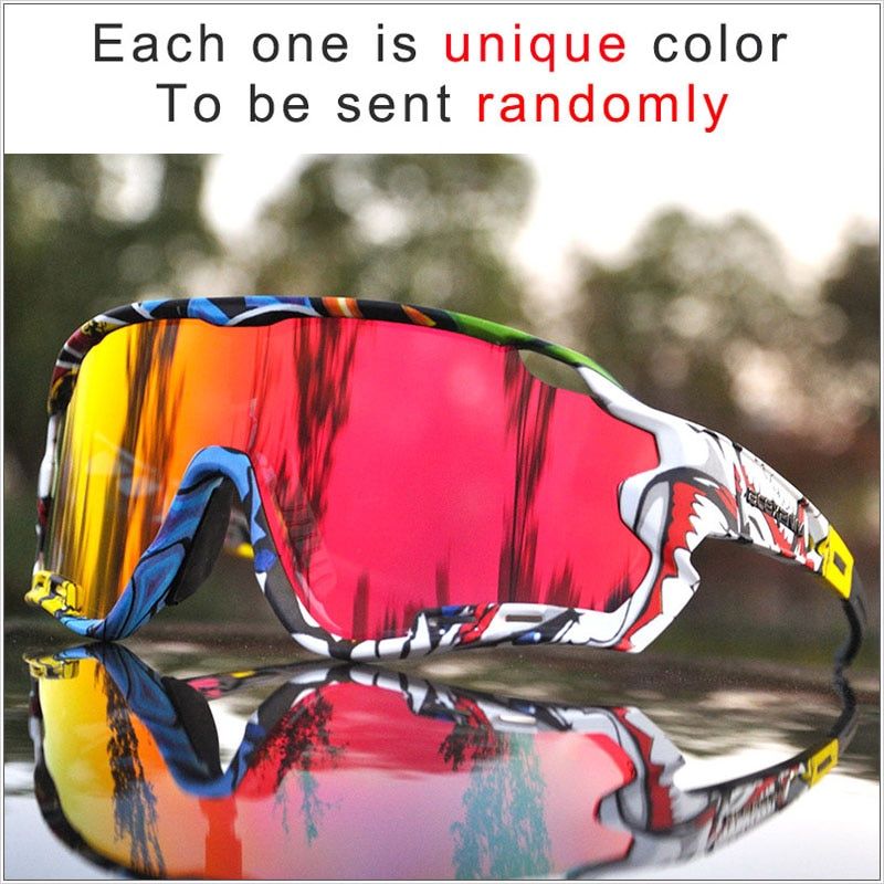 Polarized 4 Lens Cycling Glasses Bicycle Cycling Sunglasses bicicleta Gafas ciclismo Bike Cycling Eyewear UV400