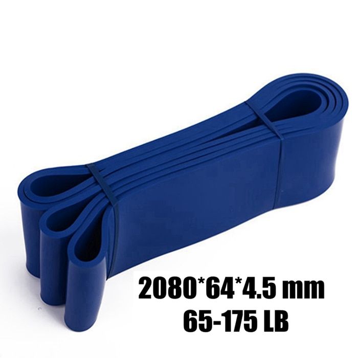 Fitness Train Resistance Bands 208cm Gym Pilates Elastic Rubber Pull Up Crossfit Power latex Expander Hanging Yoga Loop Band