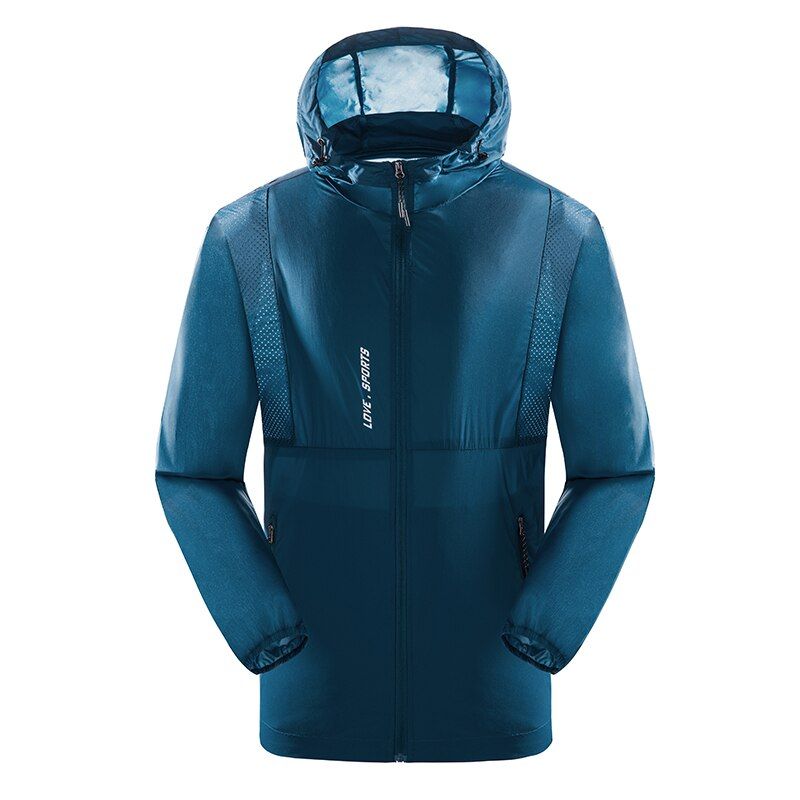 Waterproof Jacket Men Quick Dry  Clothes Sun Protection Fishing Camping Hiking Jacket Outdoor Cycling Skin Coat Anti-UV