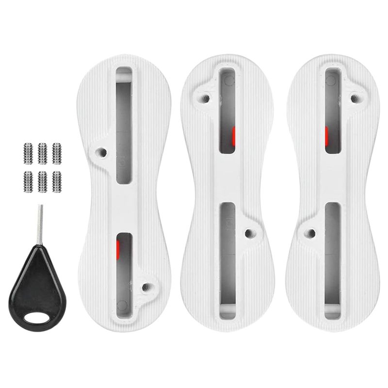 Surfboard Fins Plugs, 3PCS Sturdy Durable Surfing Board Surf Fin FCS, Fins Box for Surfing Surf Board