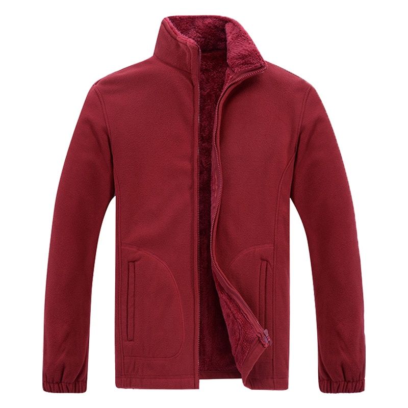 JACKSANQI Winter Men's Hiking Fleece Jackets Outdoor Sports Man Windbreaker Camping Climbing Skiing Male 7XL Coat RA352