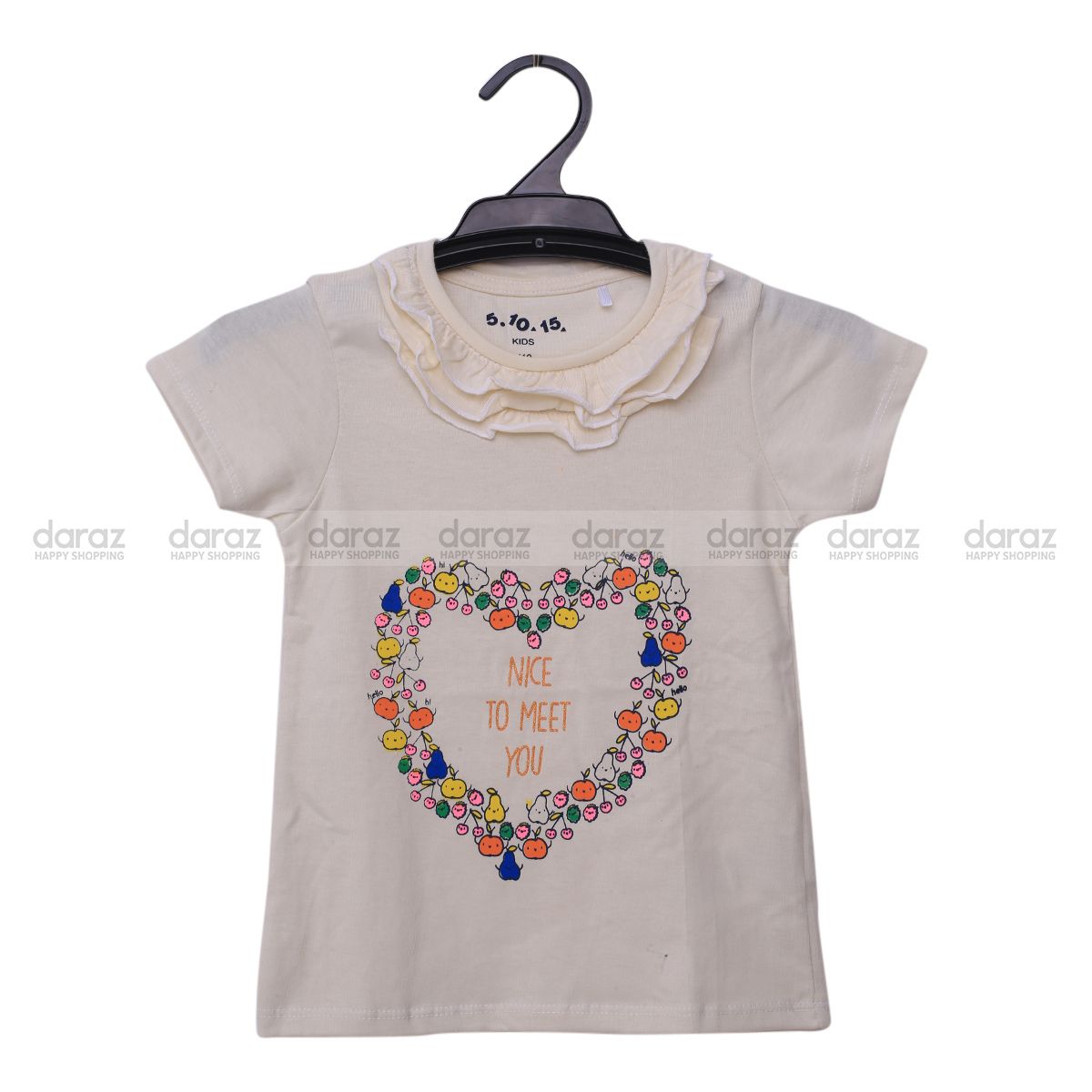 Baby Girls T-shirt Half Sleeve 100% Cotton T-Shirt
