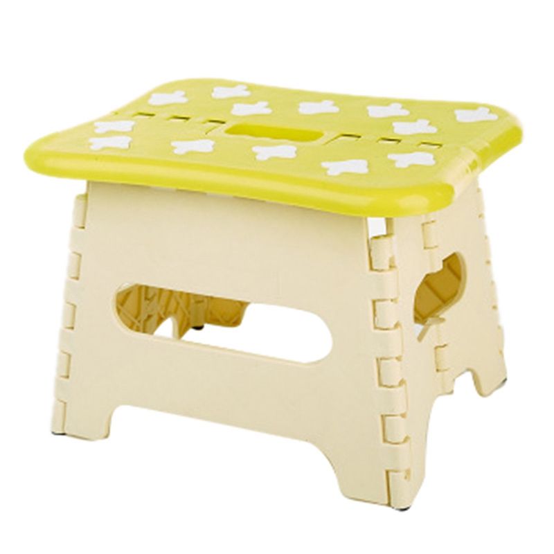 Folding Step Stool Portable Chair Seat for Home Bathroom Kitchen Garden Camping Kids Handle Portable Small Bench