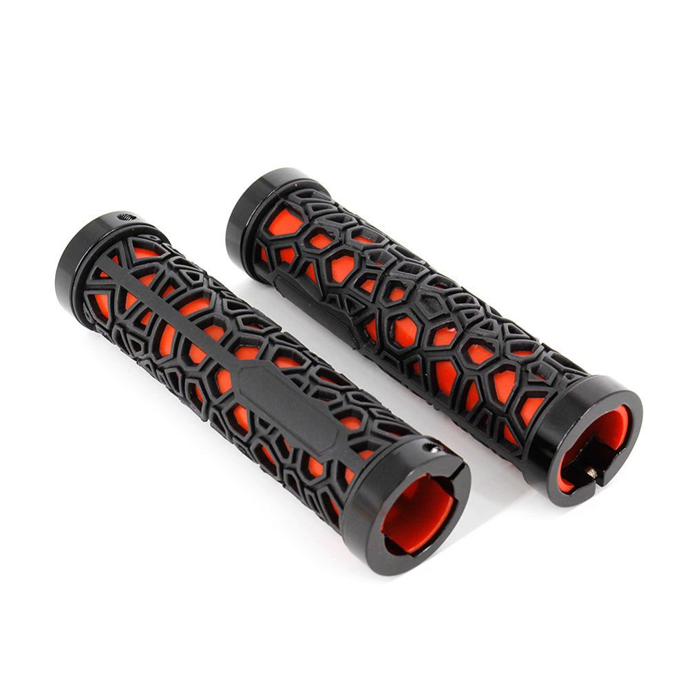 Bicycle Lock on Comfort Rubber Handle Grips Bike Handlebar Grips