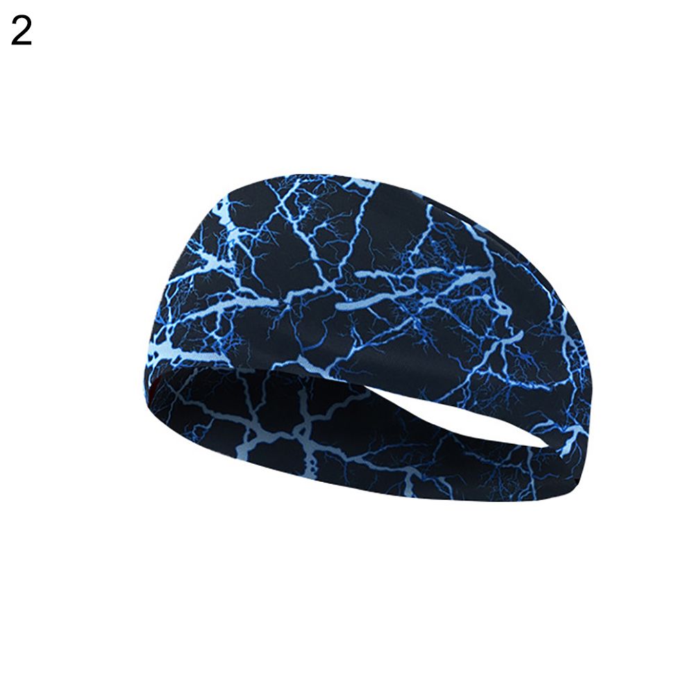 Sports Headband Breathable Sweat Absorption Running Cycling Yoga Dance Fitness Hair Band