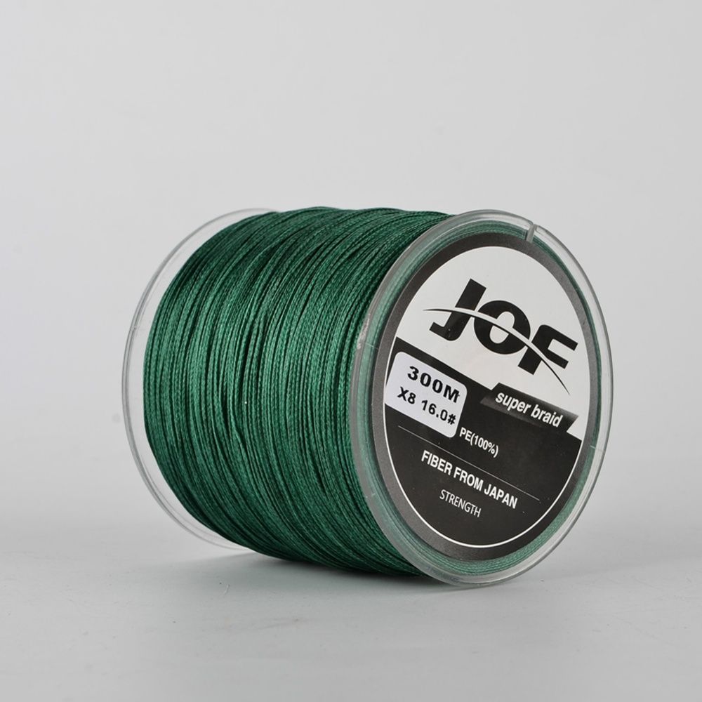300M 8-strands PE Braided Anti-bait  Corrosion Resistant Sea Water Fishing ear (Dark een) Line