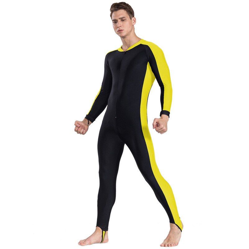 Women Neoprene Diving Suit Wetsuit  Men Scuba Snorkeling Jumpsuit One Piece Long Sleeved Triathlon Spearfishing Surfing SwimSuit