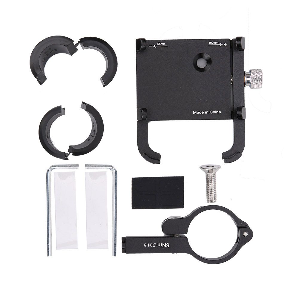 Cell Phone Stand Holder Aluminum Alloy Mount Bracket for Motorcycle Bicycle