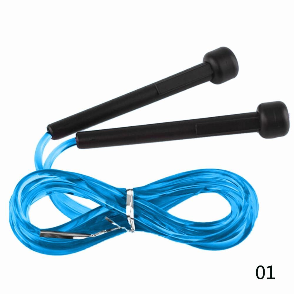Adjustable Skipping Rope Transparent PVC Eco-friendly Fitness Exercise Jump Rope