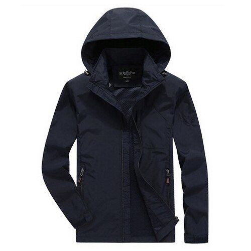 LoClimb Men's Windbreaker Man Waterproof Jacket Outdoor Sport Rain Coat Camping/Trekking/Fishing/Hiking Jackets For Men AM388