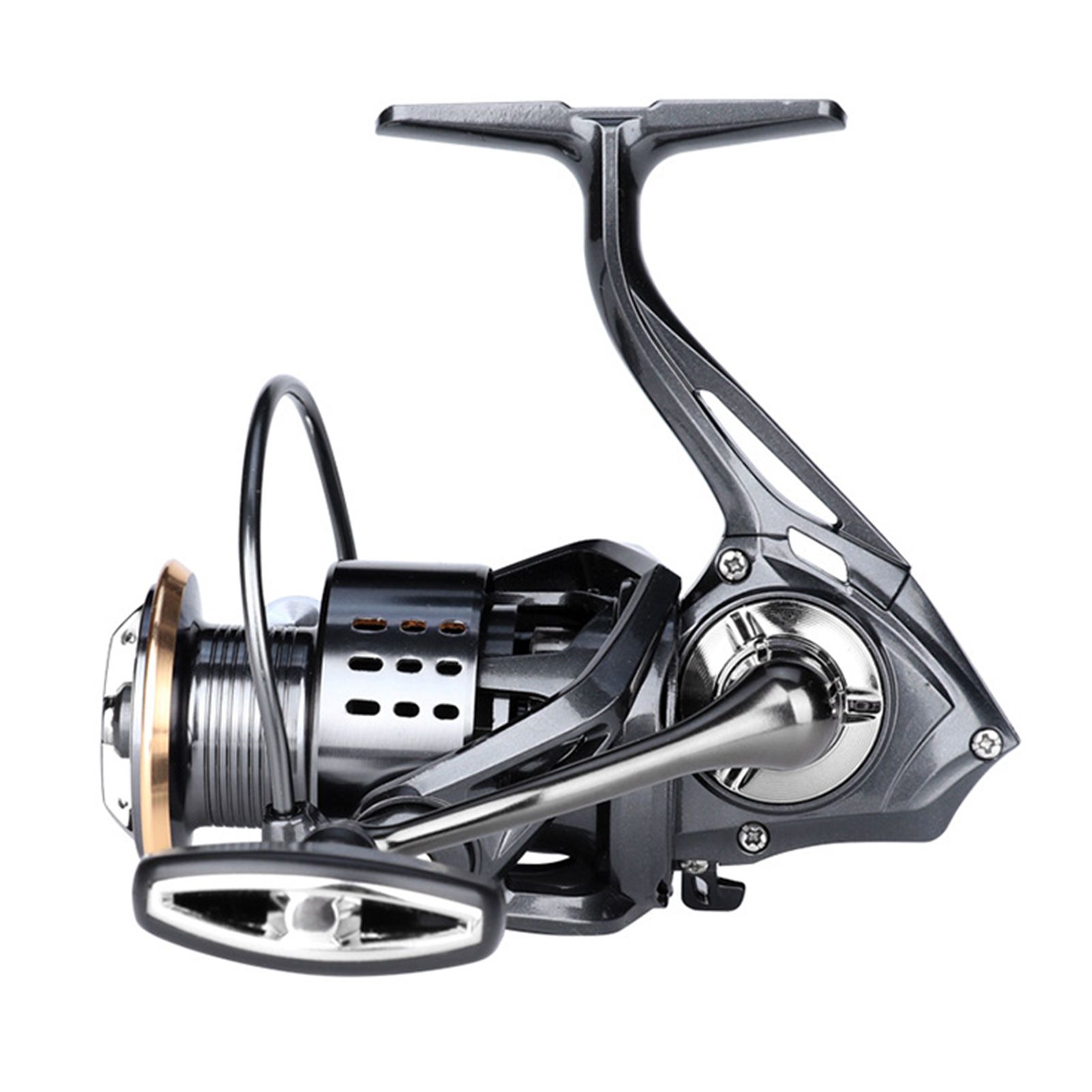 Spinning Fishing Reel Easy To Control Metal Arm Rocker Spinning Reel