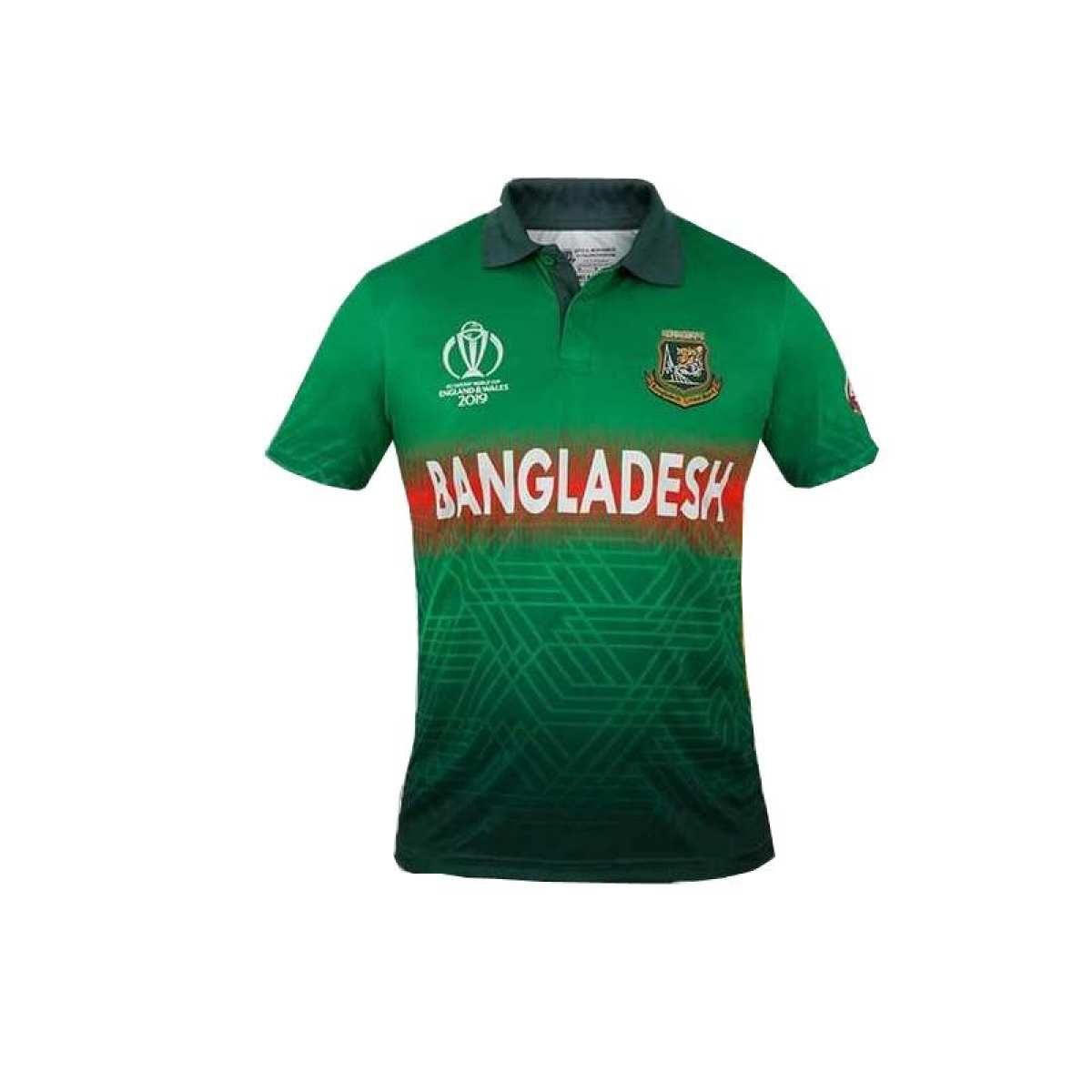 Bangladesh Home Cricket Jersey World Cup 2019 - Green