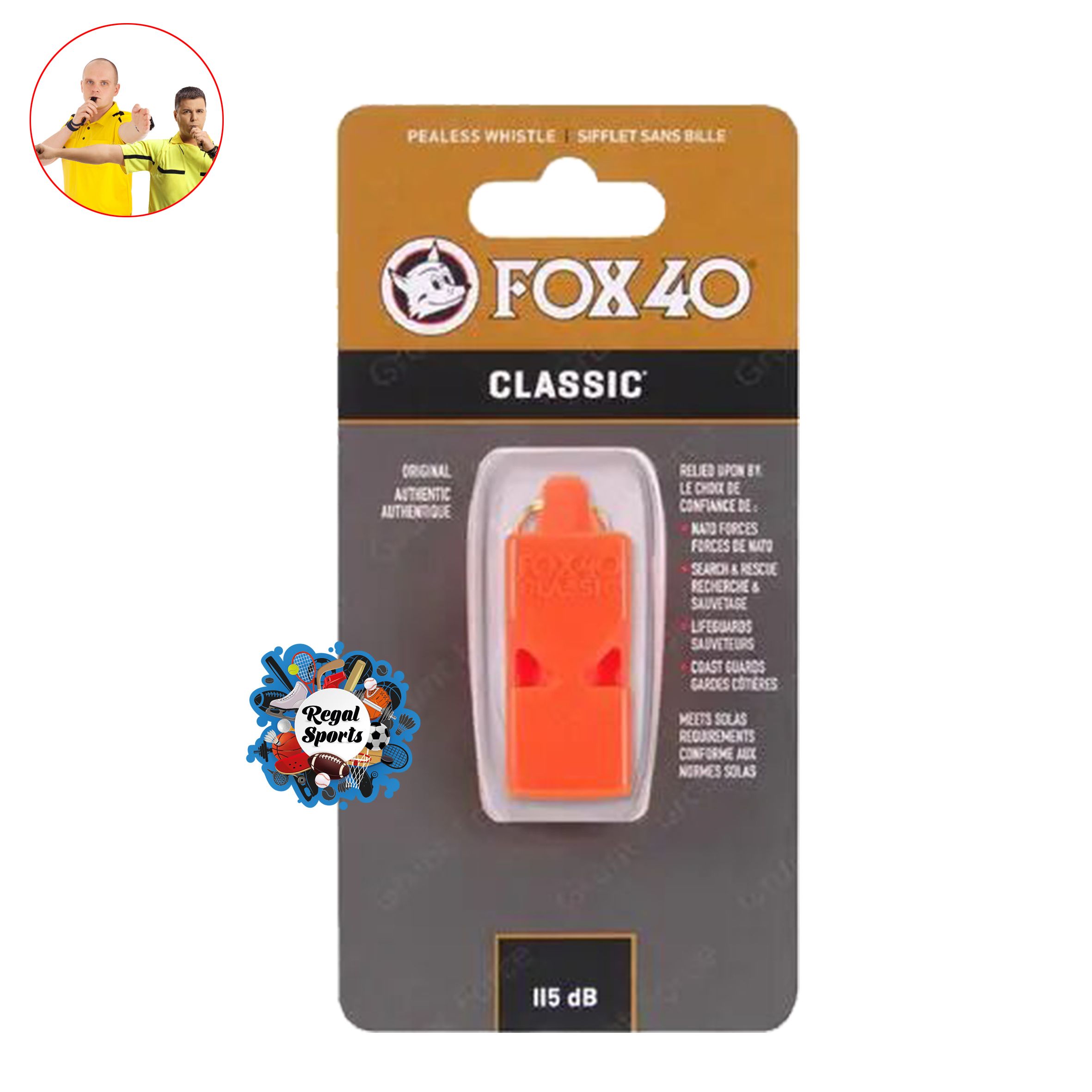 Whistle - Fox 40 Classic - Sports Referee Whistle