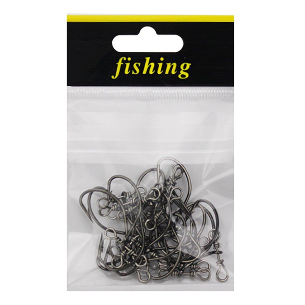 HA Practical 10/20pcs Pack Fishing High Carbon Steel Octopus Circle Hook Bait-20pcs silver