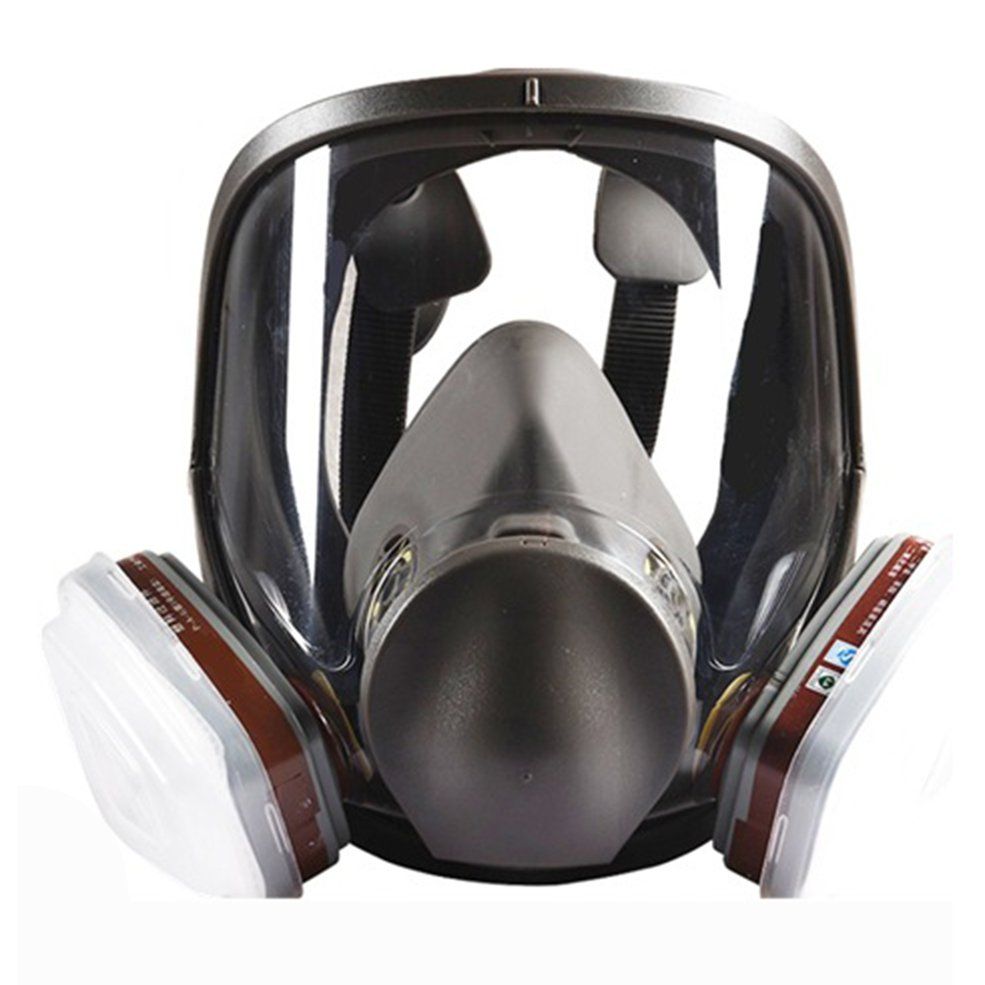 Full anti- with spherical 6800 chemical spray paint protective  silicone fire    formaldehyde disinfection ammonia - black