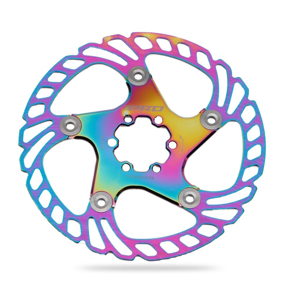 Yfashion Colorful Floating Disc MTB Mountain Bike Brake 140/160/180/203mm Six Nail Disc Brake Plate Road ycle Cycling Parts