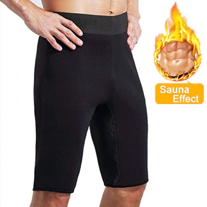 Women Hot Thermo Sauna Sweat Pants with Pocket Workout Sportwear Body Shaper Slimming Shorts Capris Compression Leggings