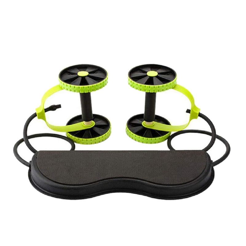 Abdominal Abs Roller Ab Rollers Fitness Equipment Abdominal Exerciser Trainer Puller Roller Slimming Muscle Trainer Workout Tool Resistance Band