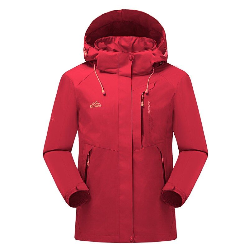 LNGXO Waterproof Hiking Jackets Women Men Camping Skiing Climbing Rain Coat Outdoor Sport Windbreaker Windproof Clothes