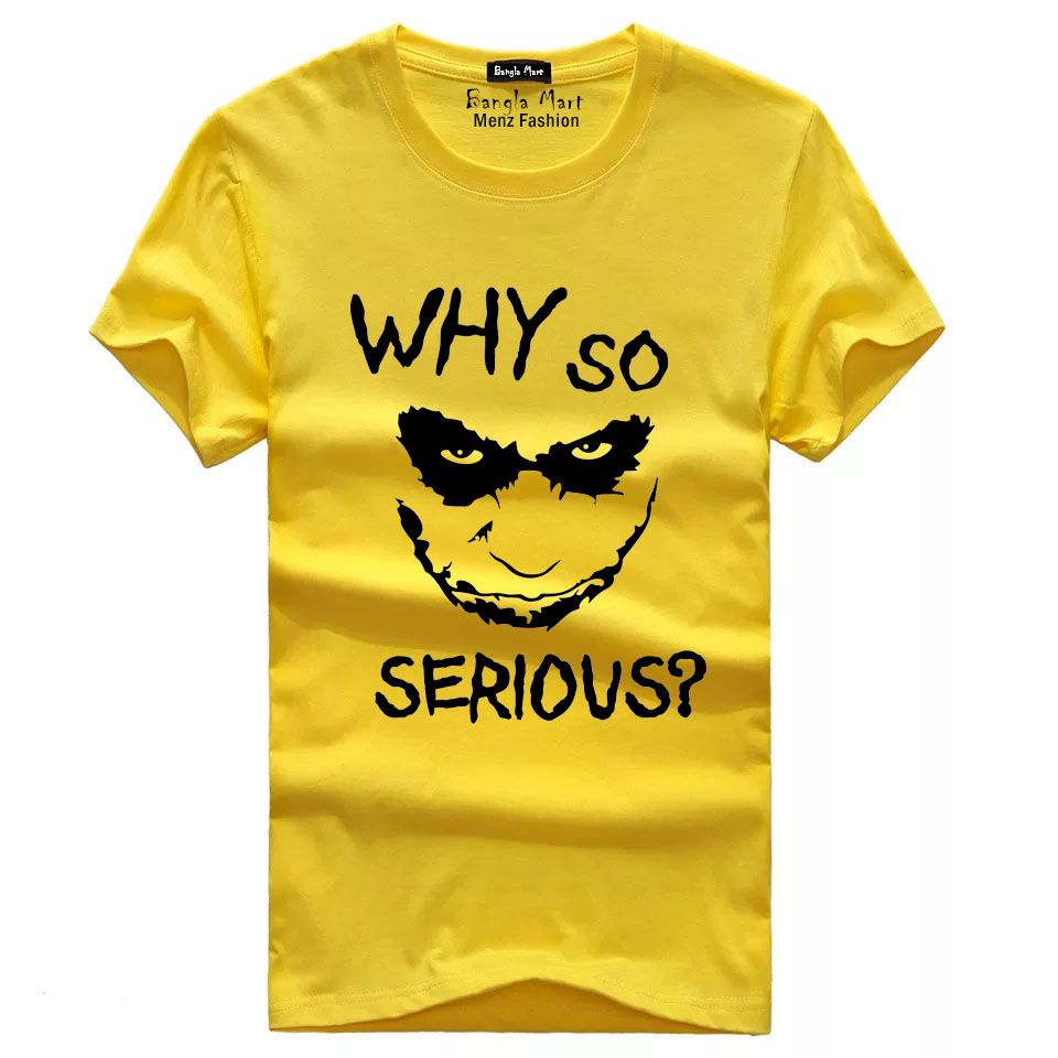 Why So Serious Half Sleeve Tshirt