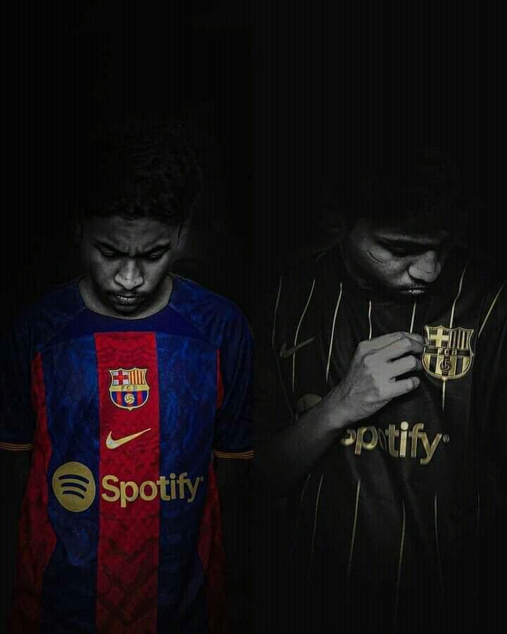 FC Barcelona black concept kit 2022 Short Sleeve Jersey - Jersey