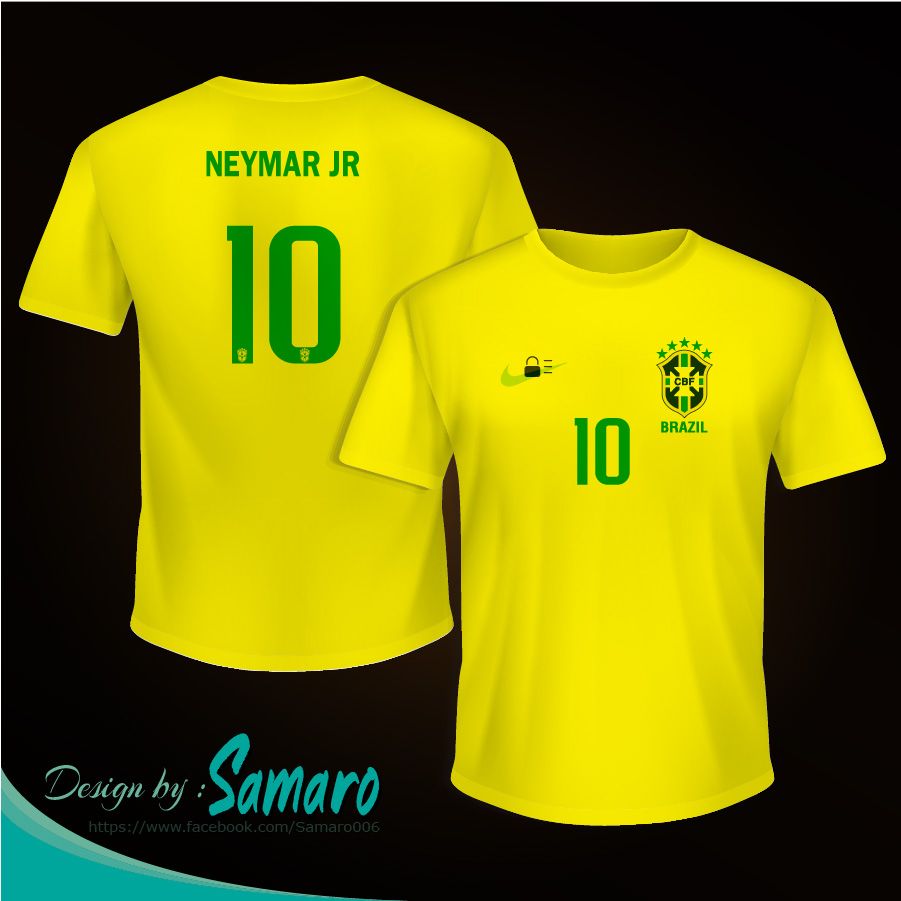 Brazil Football Jersey - NEYMAR JR 10 Jersey - Football Jersey