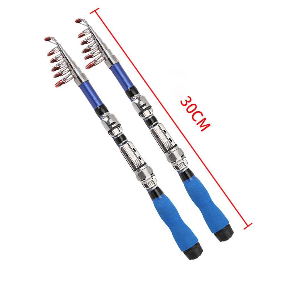Yfashion elescopic Portable Carbon Fishing Rod -light High Hardness Rod