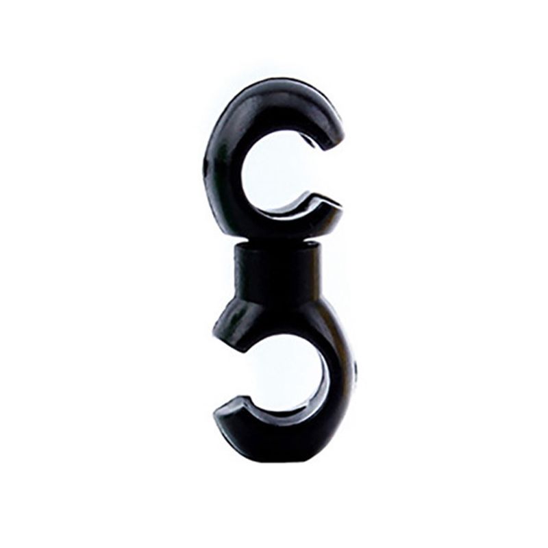 20Pcs Bicycle MTB Brake Cable S Style Clips Buckle Hose Guide Bike Cross Line Clip,Black