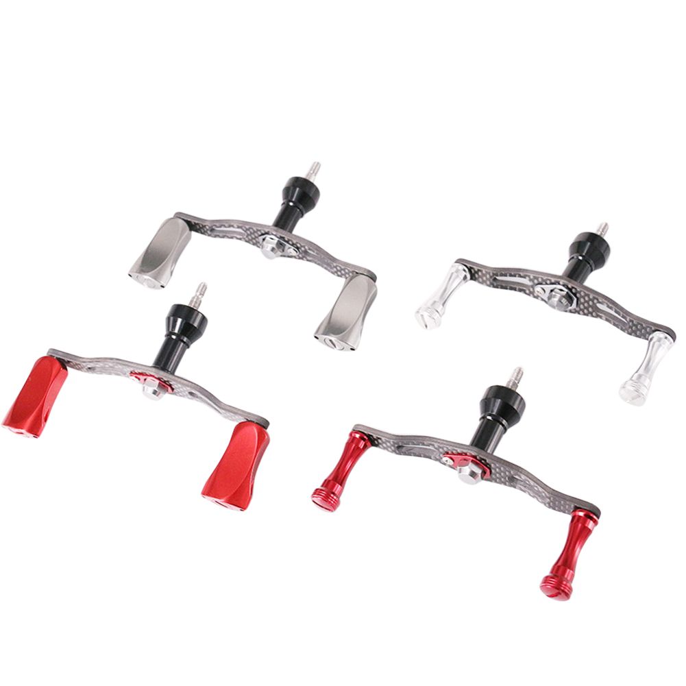 Fishing Reel Double Rocker Arms Lightweight Carbon Fiber Modified Fishing Reel Crank