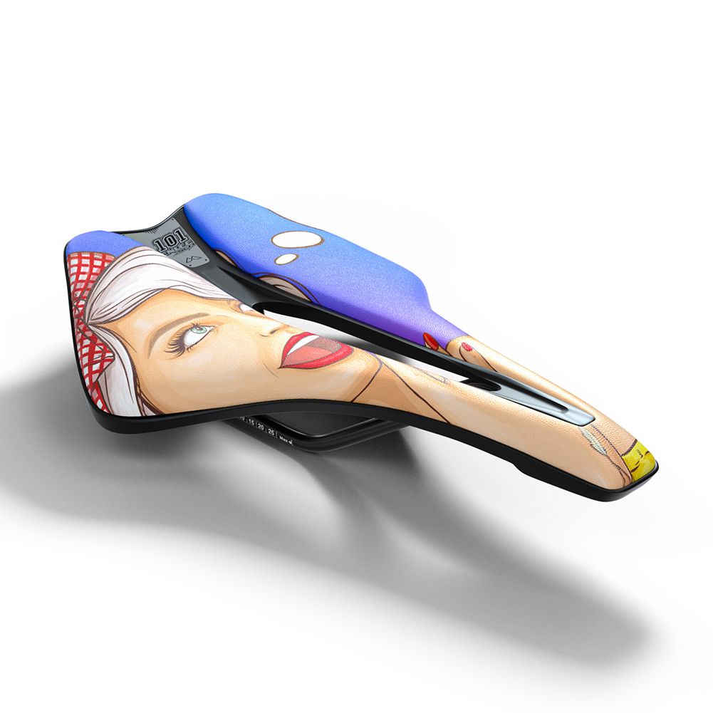 Personalized Printing Bicycle Saddle Ergonomically Designed Breathable Soft Comfortable Bike Seat Cushion Riding Accessories