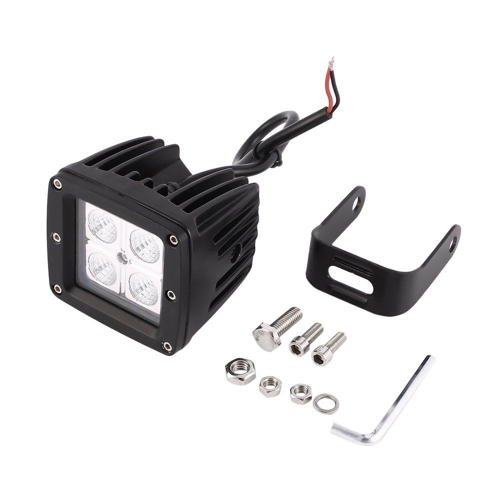 Universal Super Bright 12-24V 12W Car Truck Motorcycle Headlight Work Light-spotlight