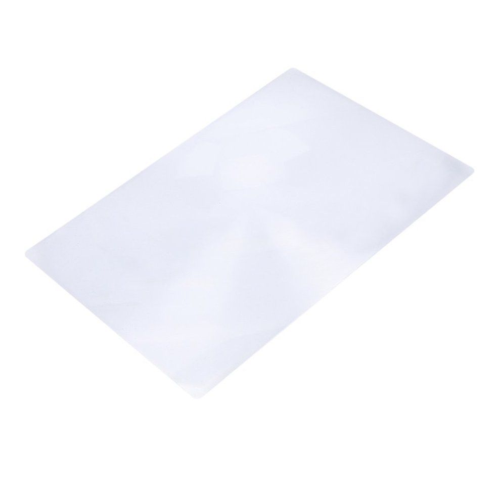 XL Full Page Magnifying Sheet Fresnel Lens 3X Magnification Magnifier-silvery