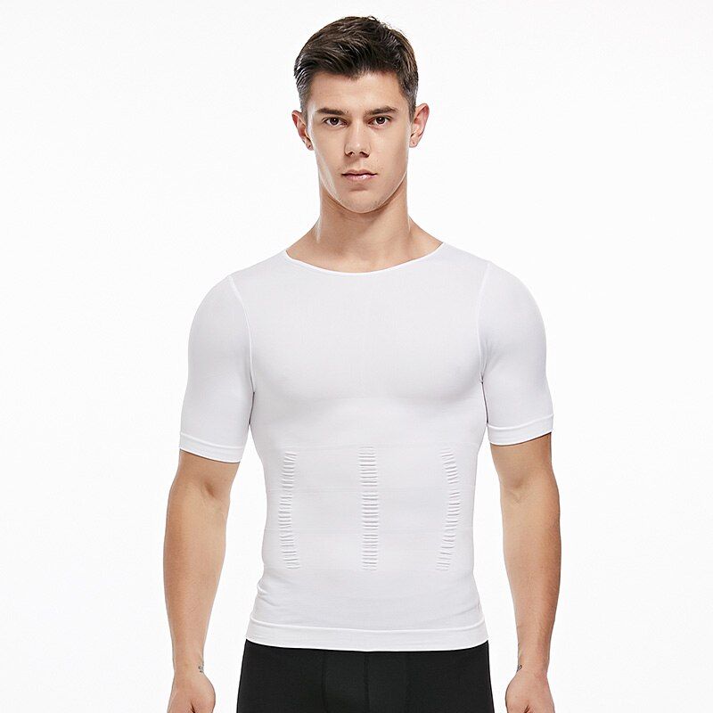 Men Slimming Body Shaper Gynecotia Vest Shirt Compression Shirt Man Shapers Waist Trainer Corrective sture Vest Corset