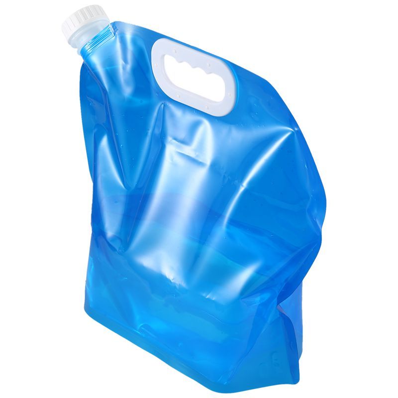 Foldable water can 5 liter blue -blue