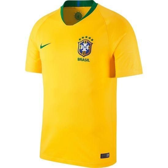 Brazil Home World Cup Short Sleeve Jersey 2018 - Yellow (Thailand)