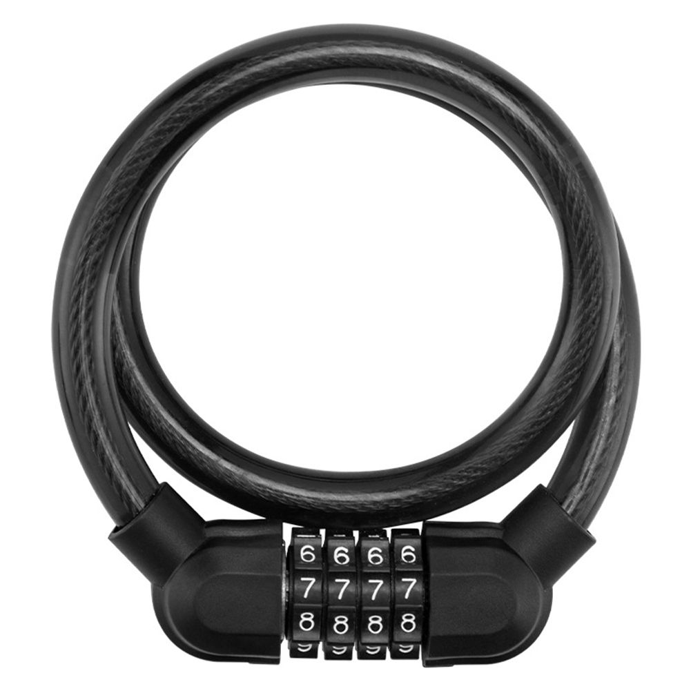 Yfashion cycle  Lock Portable Four-digit Combination Ring Lock Light Smart Small Oval Ring Anti- Lock