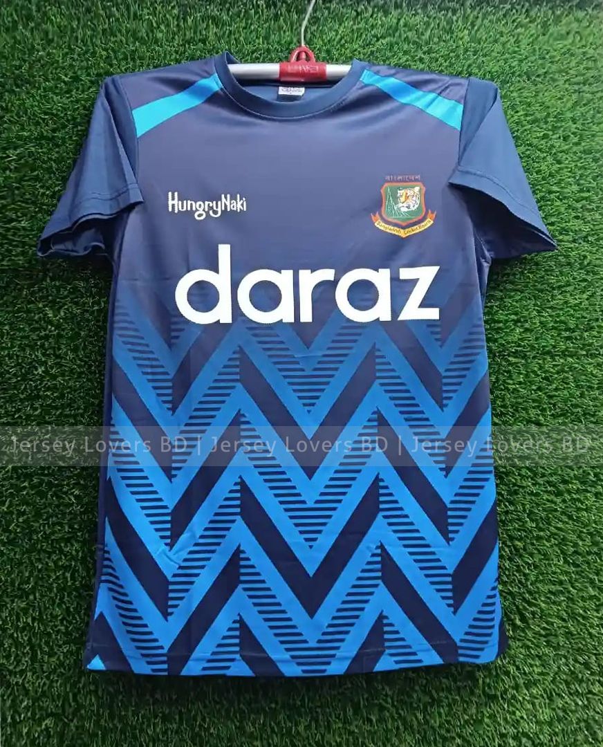 Bangladesh Cricket Practice Blue New Jersey 2022