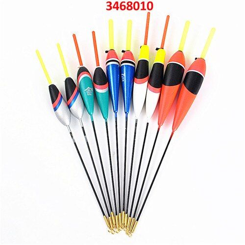 FISH KING 10PCS Fishing Float Fishing Accessories For Carp Fishing Flotadores Dobbers Voor Vissen Flotteur de Peche Float Pesca