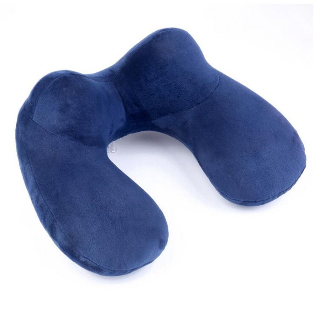 Yfashion U-shaped Inflatable Pillow ravel Neck Protection Pillow