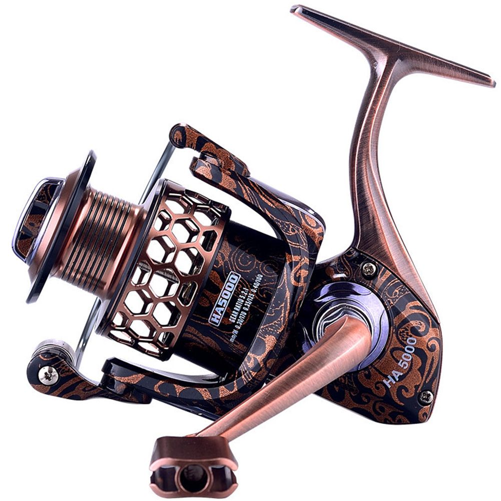 HA Metal Fishing Reel Spinning Wheel Speed Ratio 5.2:1