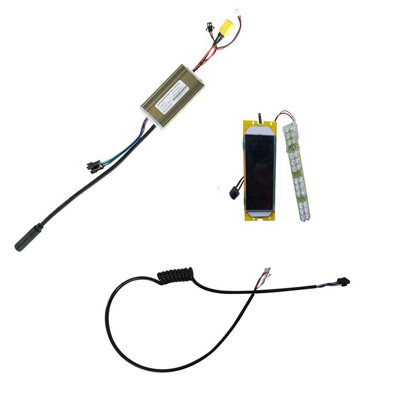 Electric Scooter Display Screen + 36V Motherd Controller +Cable Set Replacement Accessories for Kugoo S1 S2 S3