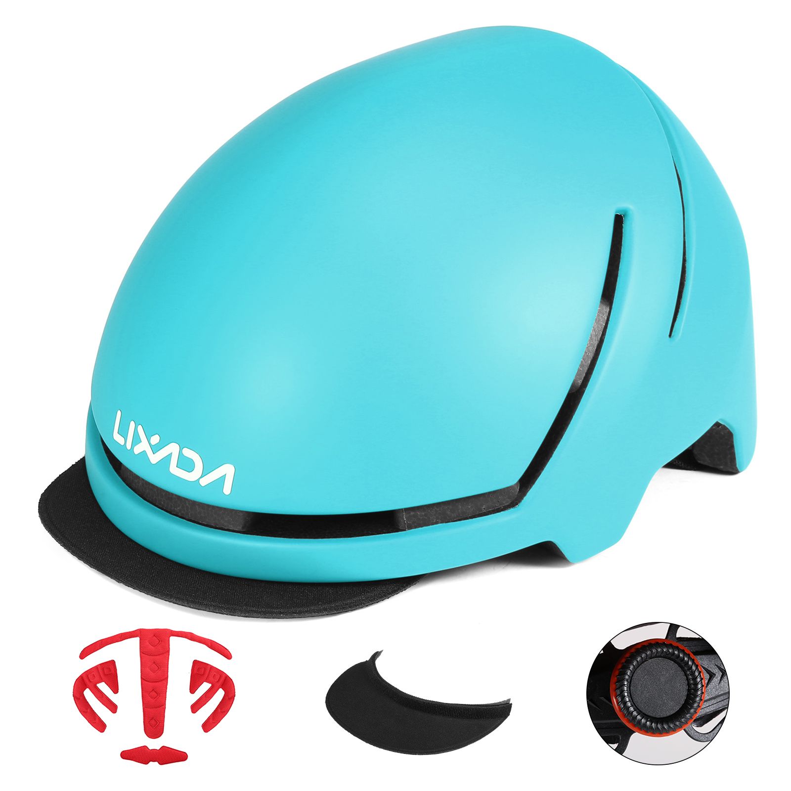 Lightweight In-mold Bike Helmet with Soft Removable Lining Pad Adjustable Sport Helmet In-mold Cycling Bicycle Helmet for Road Mountain Cycling Equipment