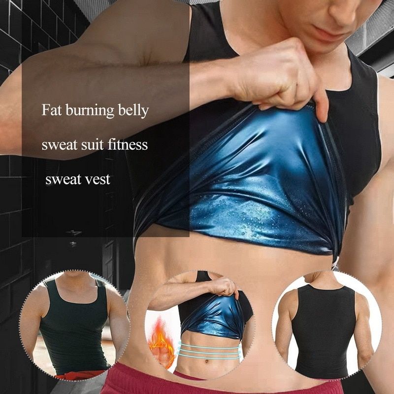 Thermo Sweat Sauna Pants Set Body Shaper Slimming Shapewear Fat Burning Fitness Leggings Waist Trainer Tummy Control