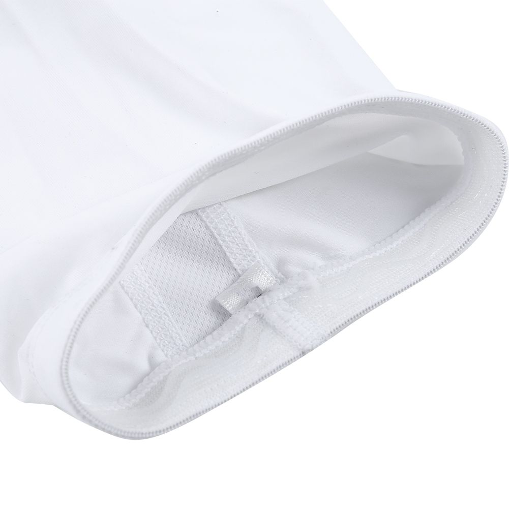 1 Pair Breathable Mesh Arm Warmer Sunscreen Covers with Reflective Strap for Sports