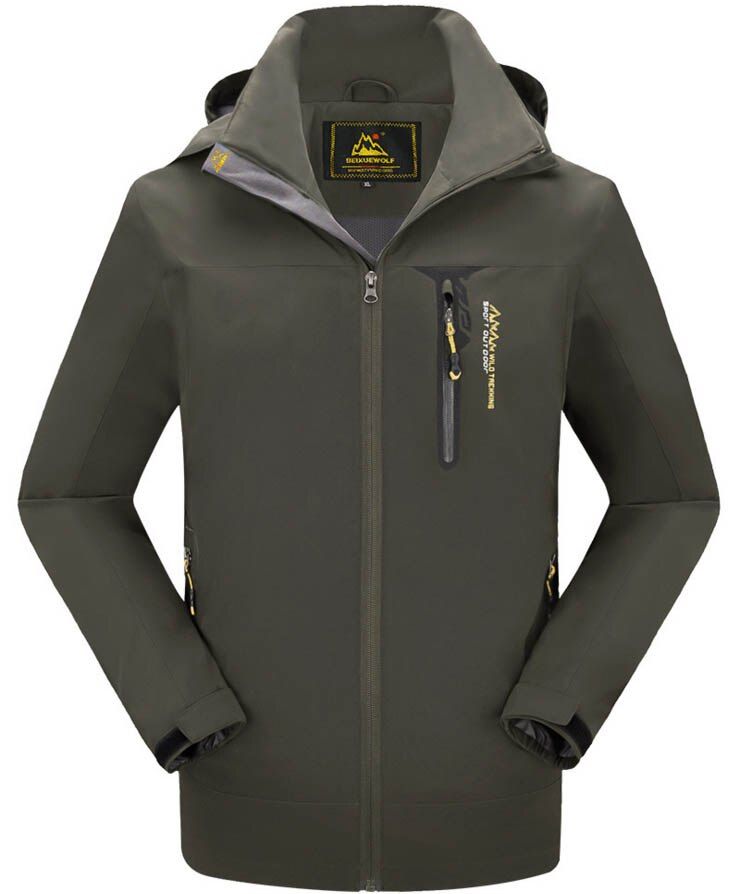 Man Woman Oversized Camp Mountain hiking fish skiing climb cycling Outdoor Jacket Softshell Waterproof Coat Girl Lady