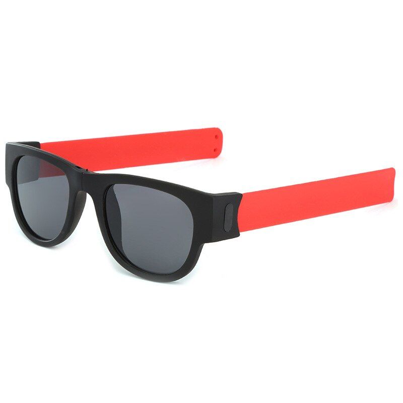 Foldable Pop Ring Sunglasses Sports Sunglasses Wrist Cycling Sunglasses Polarized Glasses Outdoor Riding Innovative Products