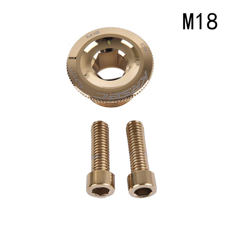 M18/M20 Bike Crank Cover Screw Cap Crankset Cover Aluminum Road Bike Arm Bolt