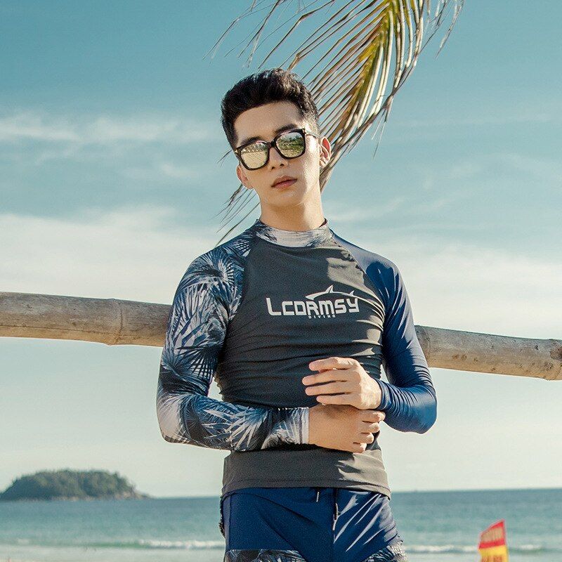 women split sunscreen quick-drying long-sleeved surfing diving suit outdoor fitness beach diving suit